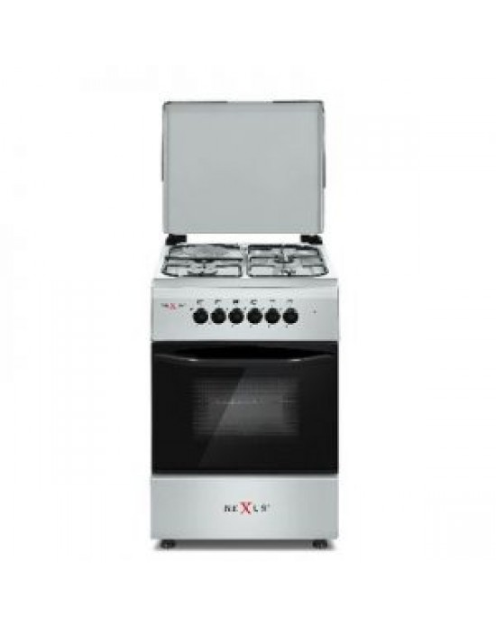 NEXUS NX-6050 50×60 COOKER – 3GAS +1ELECTRIC – SILVER FINISH